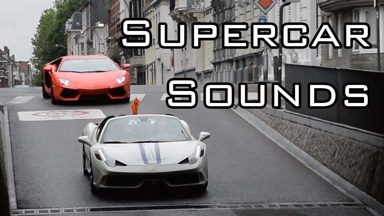 Supercars accelerating, revving in tunnel | insane sound @ Cars&Coffee Kortrijk