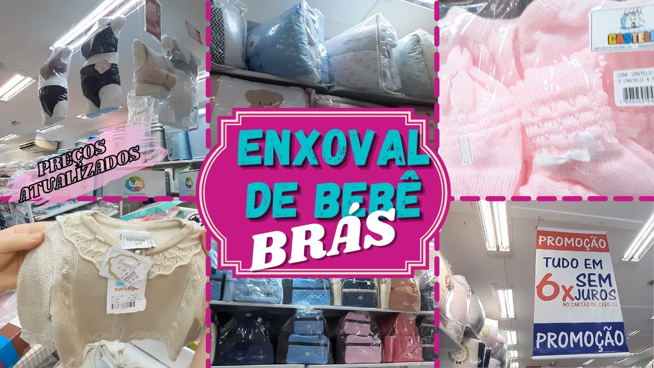 ONDE COMPRAR ENXOVAL DE BEBE NO BRÁS * PREÇOS ATUALIZADOS 2021 * NOVA BEBE MAGAZINE