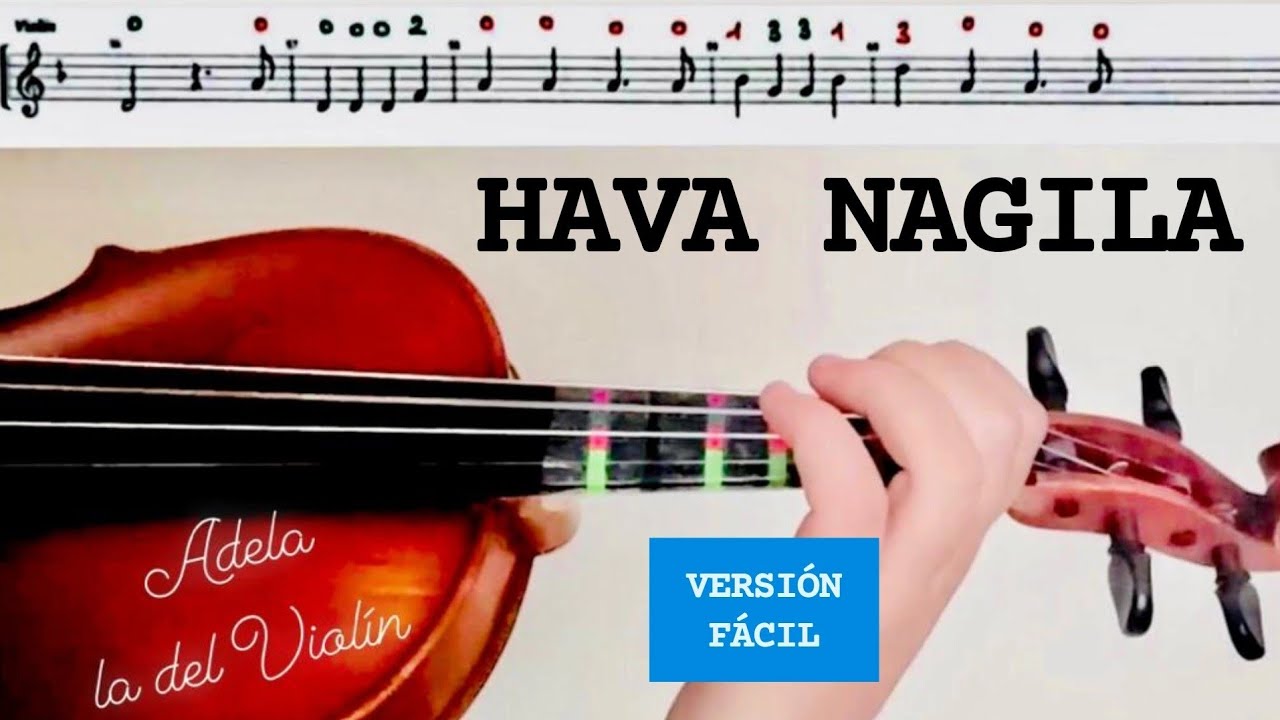 HAVA NAGILA (PARTITURA VIOLÍN + AUDIO)