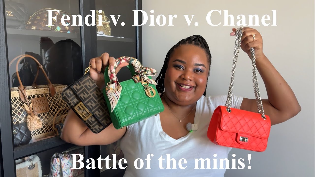 Сравнительный обзор: Chanel Mini 2.55, Mini Lady Dior и Fendi Mini Baguette — битва миниатюр!