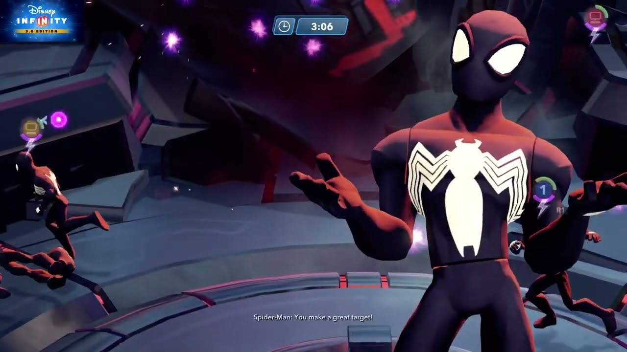 Disney Infinity 3.0 - Black Suit Spider-Man Vs. - Marvel Battlegrounds Playset