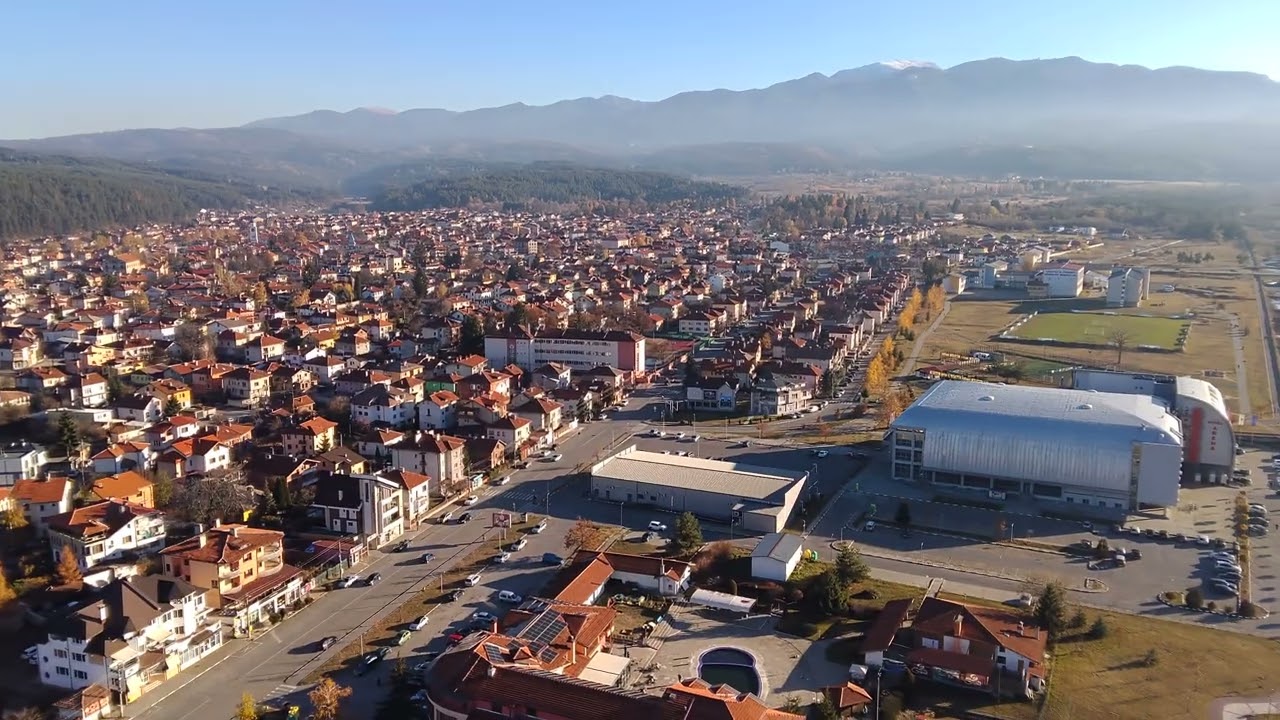 Samokov, Bulgaria - aerial view #4k #aerial #Bulgaria