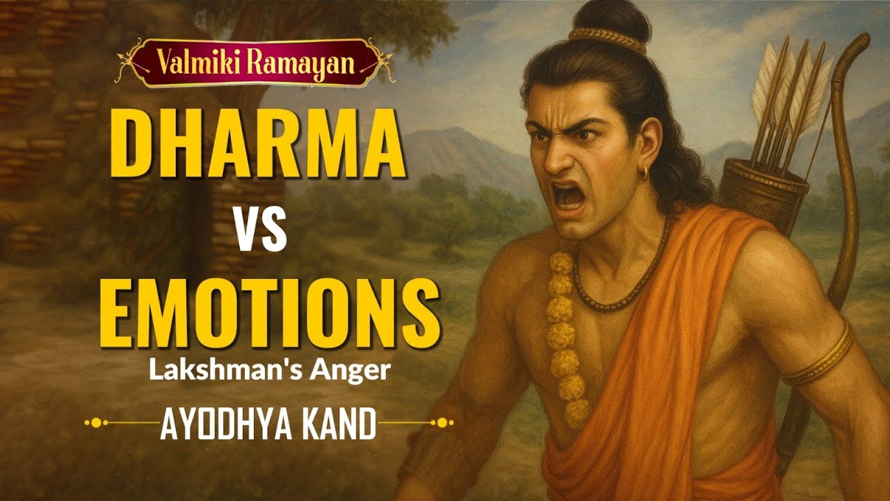 Dharma Vs Emotions | Lakshman's Anger | Valmiki Ramayan | Ayodhya Kand Ep 45 | Sri Sampati Dasa