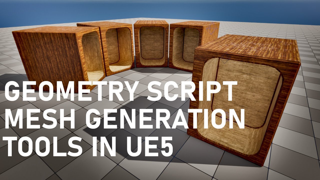 Lyra Style Geometry Script Procedural Mesh Tools In Unreal Engine 5 - Making Your First Tool