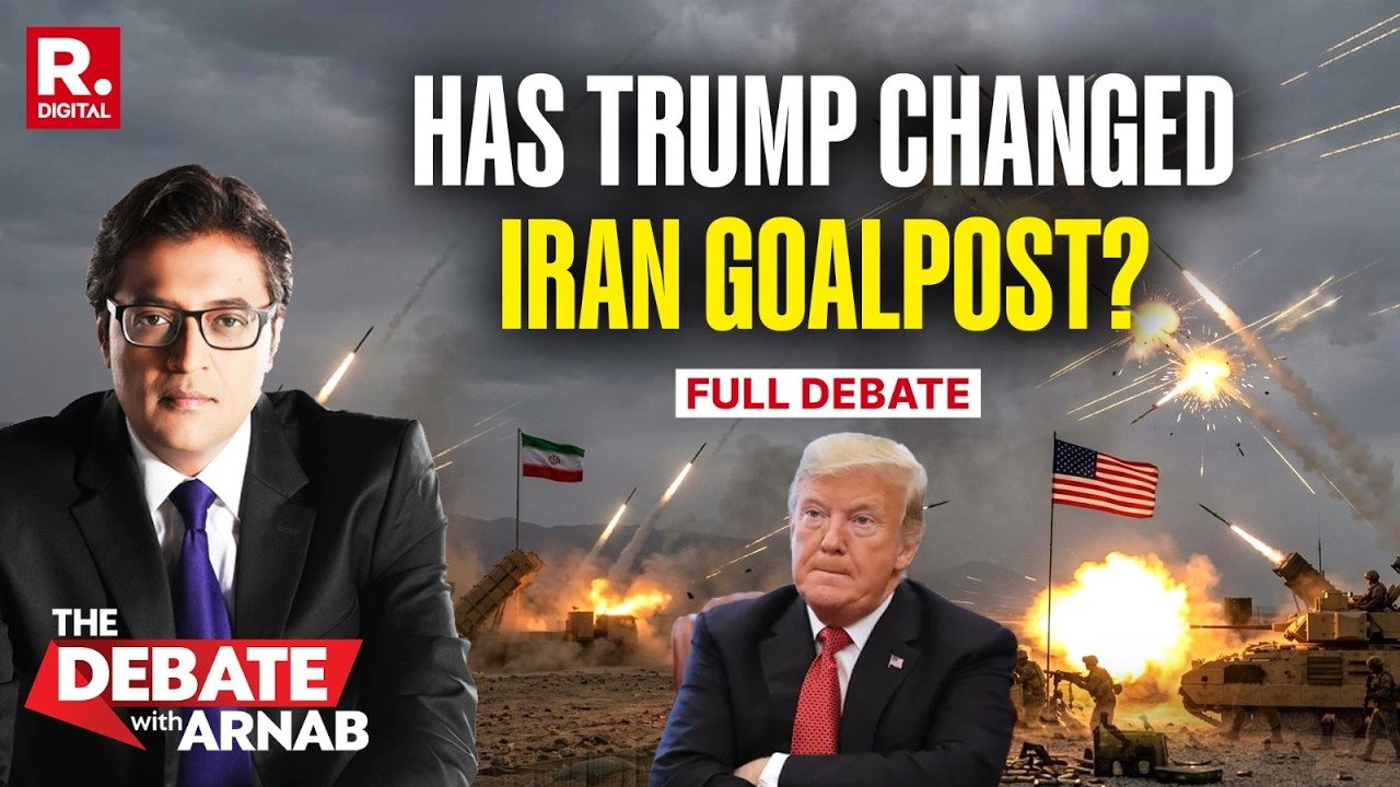 Debate With Arnab: Trump's Epic Fury Fail Forces Change In Iran Goalpost?