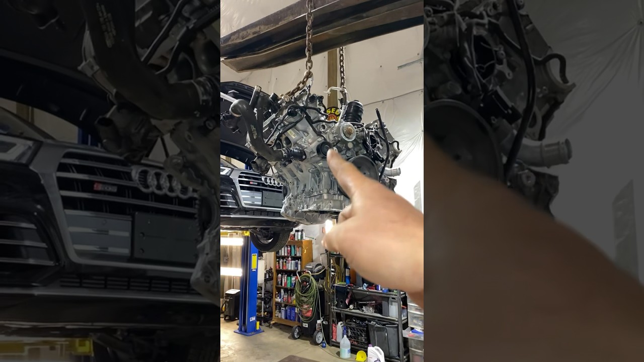 Soo what&rsquo;s wrong with the engine? Audi SQ5 2018! Metal shavings in oil. #badengine #sq5 #bad #audi