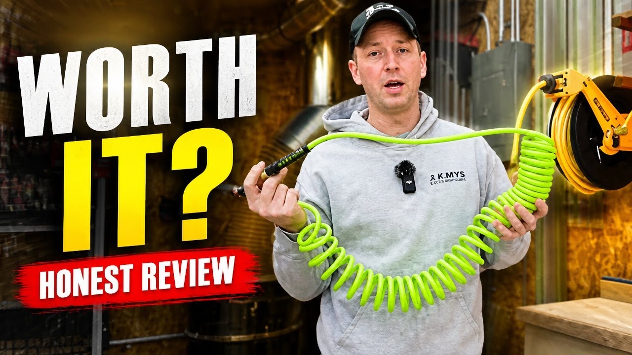 Flexilla Recoil Air Hose Review | Link in Description 🔗👇