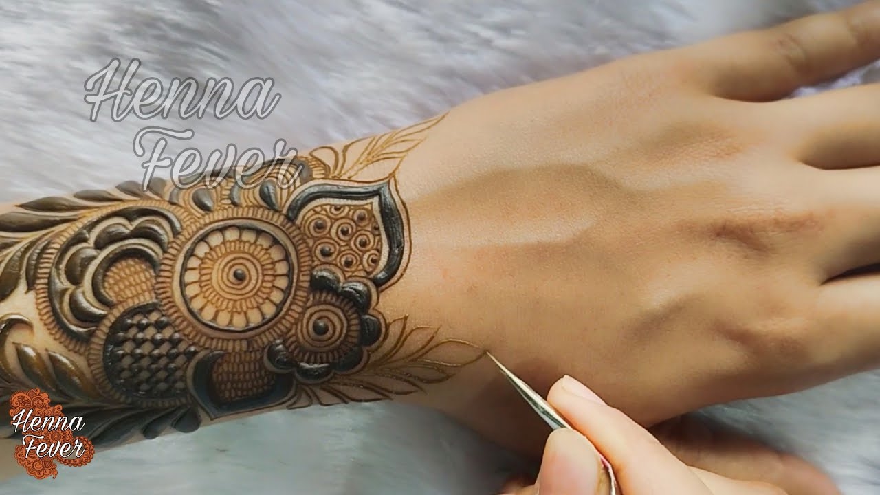 Dubai Latest Gulf Mehndi Design 2026 | Intricate Leaf & Checks Henna | Step by Step Tutorial
