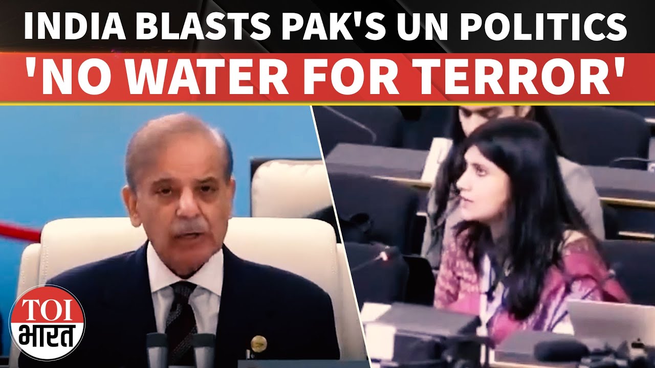 India Slams Pakistan At UN, Says No Water For Terror As Indus Waters Treaty Standoff Escalates