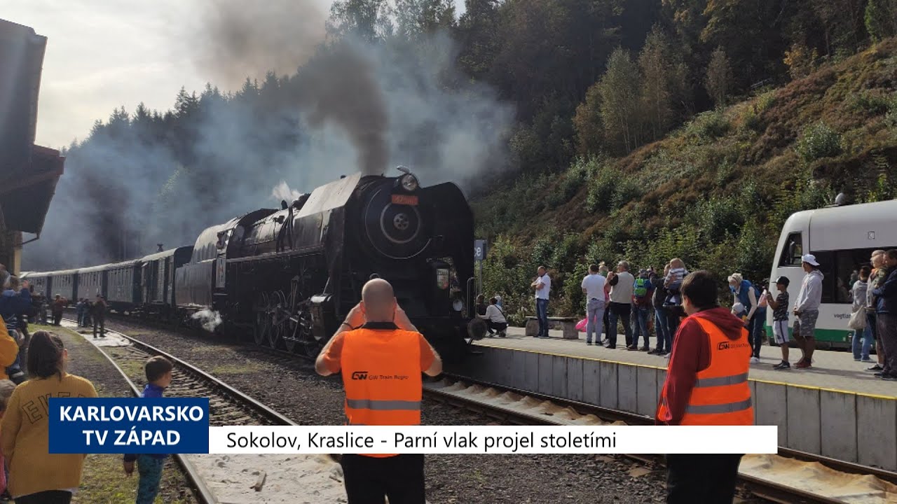 Sokolov, Kraslice: Parní vlak projel stoletími (TV Západ)