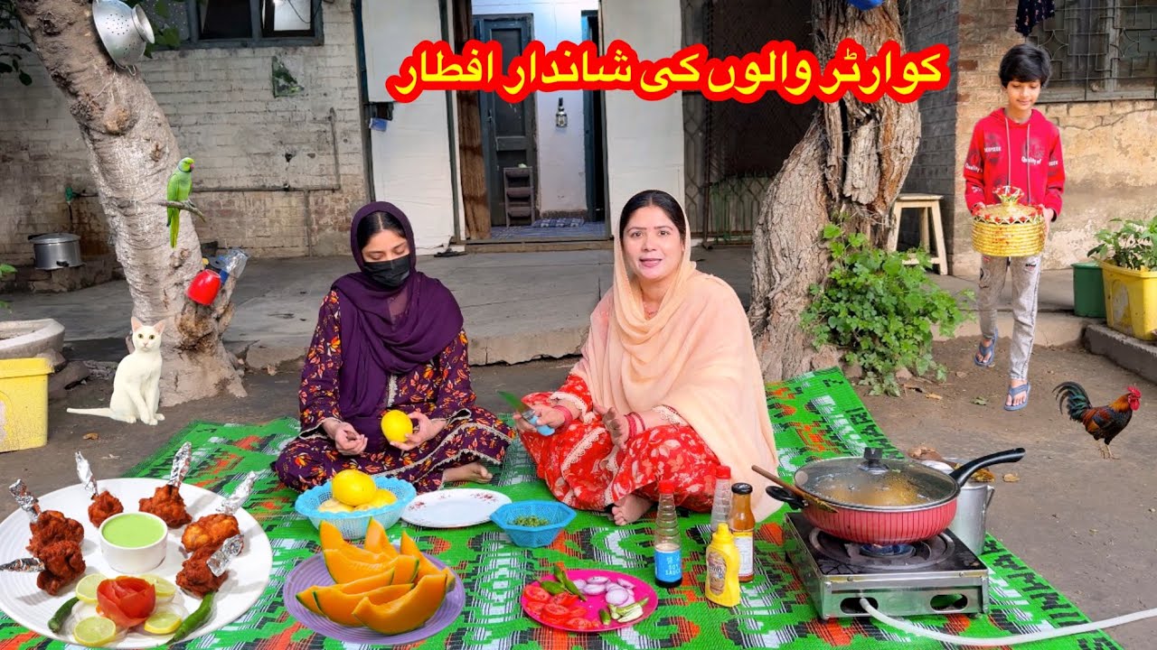 Traditional Village living|Gaon Ki Aftar Routine|Chicken leg piece fry recipe|Daily vlog|Preprations
