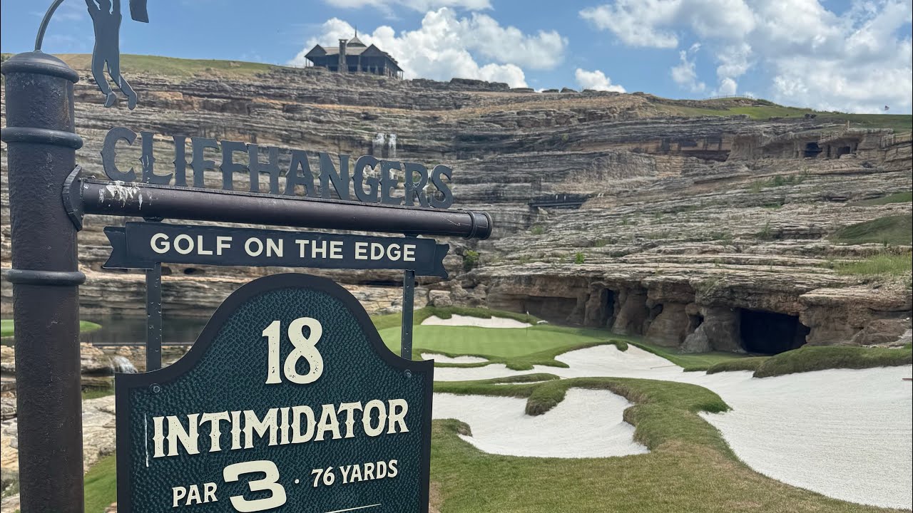 Cliffhangers Golf Course on opening day. Every hole. 4th of July, 2025. 