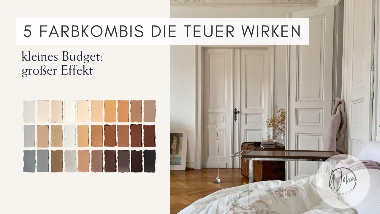 5 Farbkombinationen, die dein Zuhause sofort teurer wirken lassen #interiordesign #inneneinrichtung