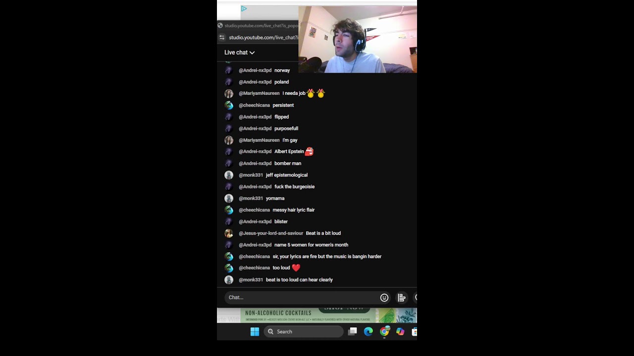 Freestyling Off Your Words In Chat!