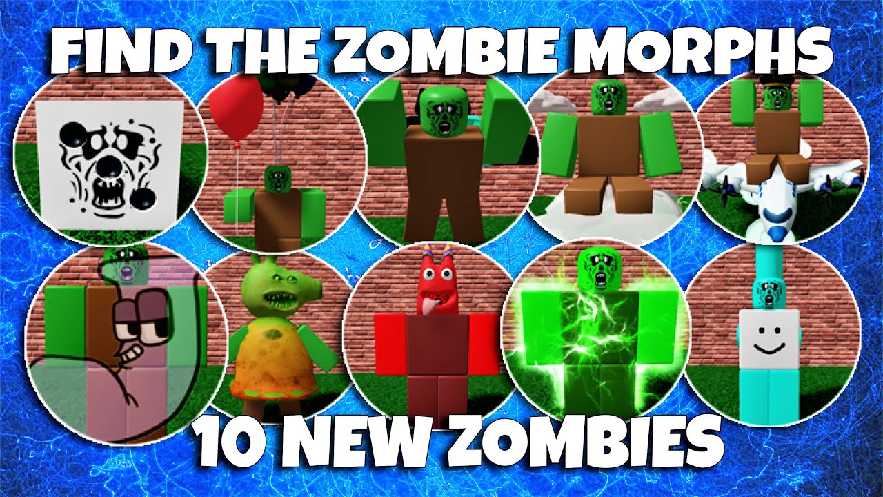 Find The Zombie Morphs - 10 NEW Zombie Morphs [Sky Map] 🔥 Roblox