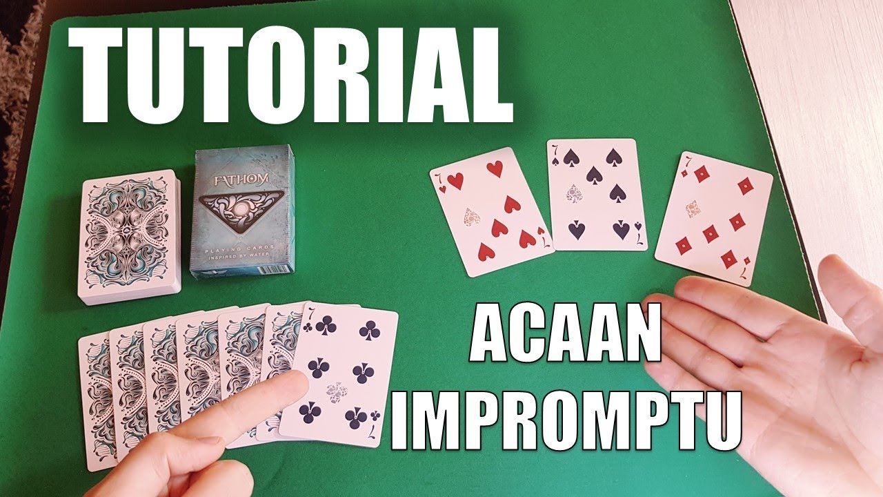 MAGIA PRINCIPIANTI TUTORIAL: ACAAN IMPROMPTU | TRUCCO DI MAGIA CON LE CARTE RIVELATO | NO SETUP