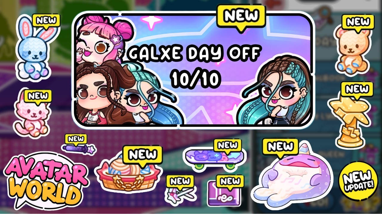 ⭐ НОВОЕ ОБНОВЛЕНИЕ! ✅ ВСЕ СЕКРЕТЫ GALXE DAY OFF В AVATAR WORLD 🤩 СЕКРЕТЫ AVATAR WORLD