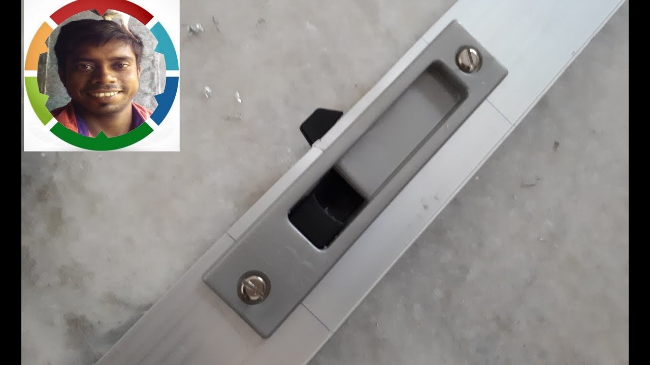 How to make sliding Aluminium windows Three track part 4
