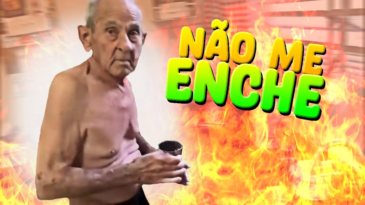 Deu ruim vovô ficou nervoso e jogou tudo no chão