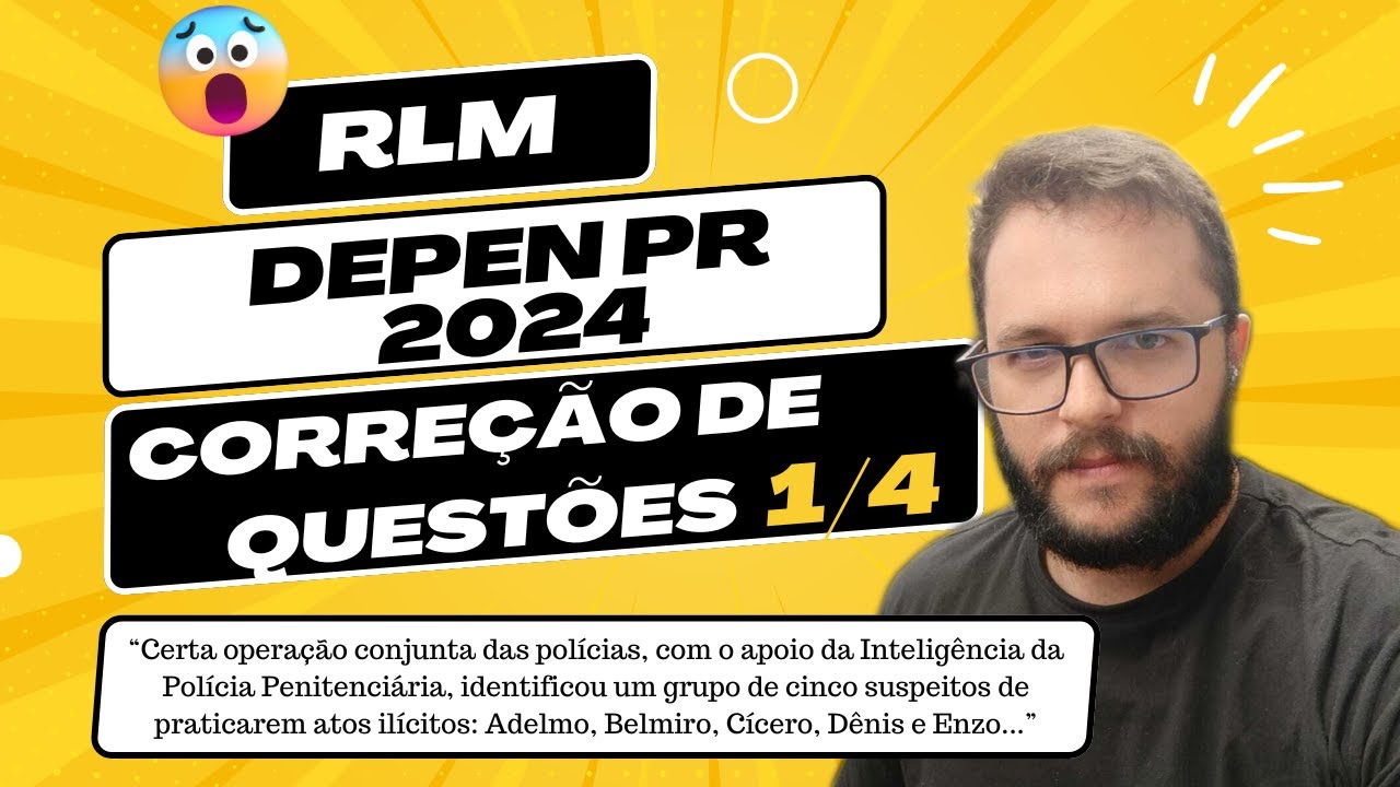RLM DEPEN PR 2024 - Corre&ccedil;&atilde;o Quest&atilde;o 