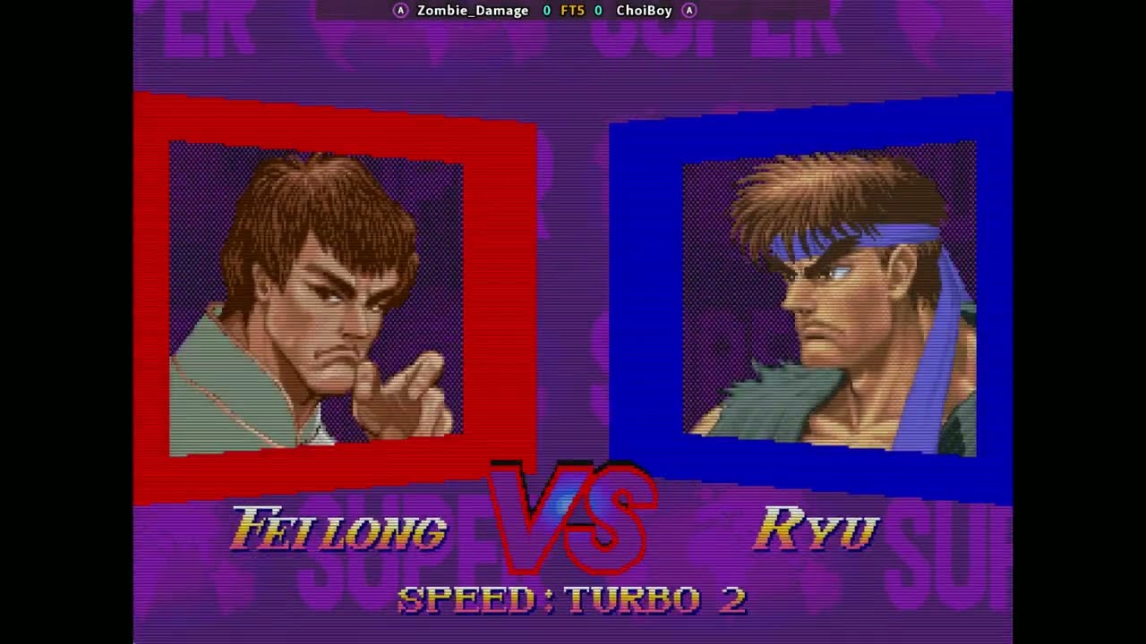 Super Street Fighter II X - grand master challenge ; Zombie_Damage VS ChoiBoy (FT5)