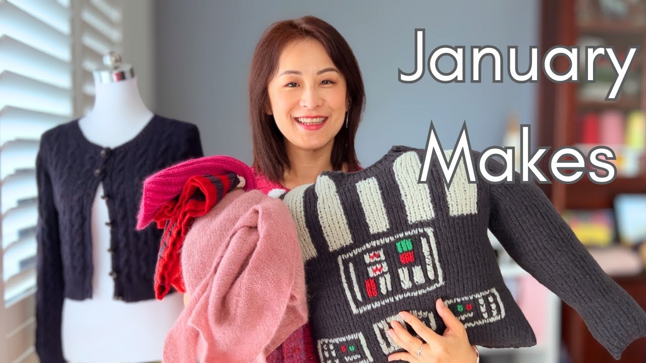 Knitting Podcast - January makes, knitting and travel plans for 2026, saving Darth vader