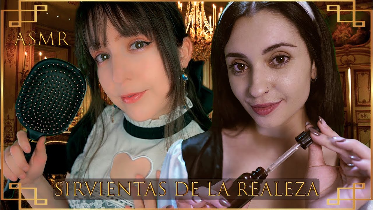 ⭐ASMR НАСТОЯЩАЯ горничная с @AliaASMR [Субтитры] Уход за кожей и волосами👑