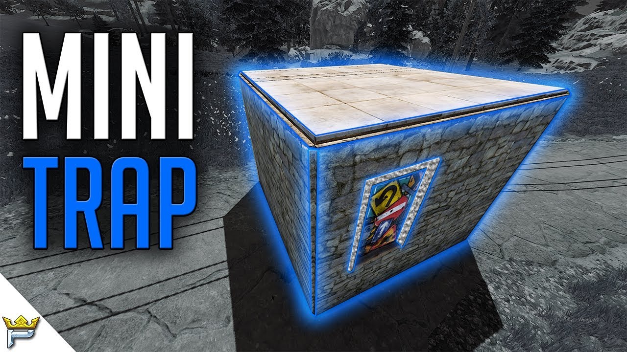 How To Build a 200 IQ TRAPBASE - Rust Base Building