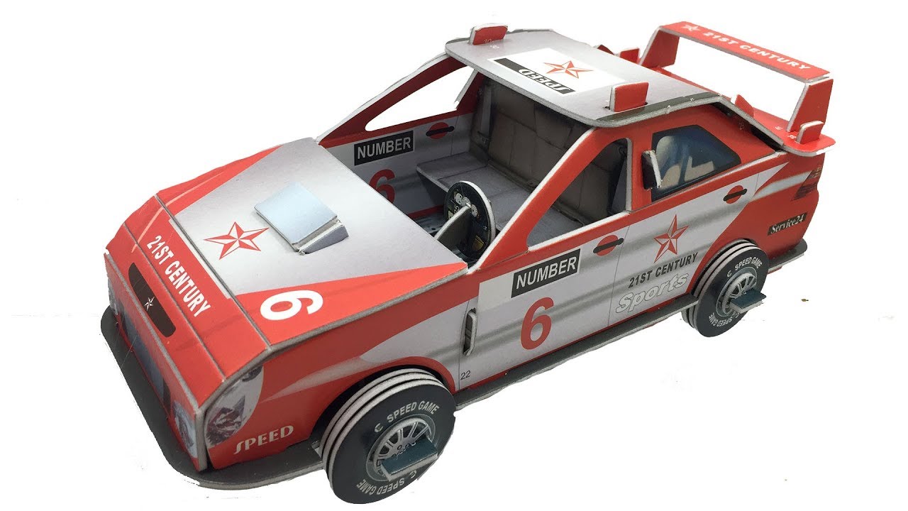 DIY Miniature Car Sports ~ 3D Super Puzzle
