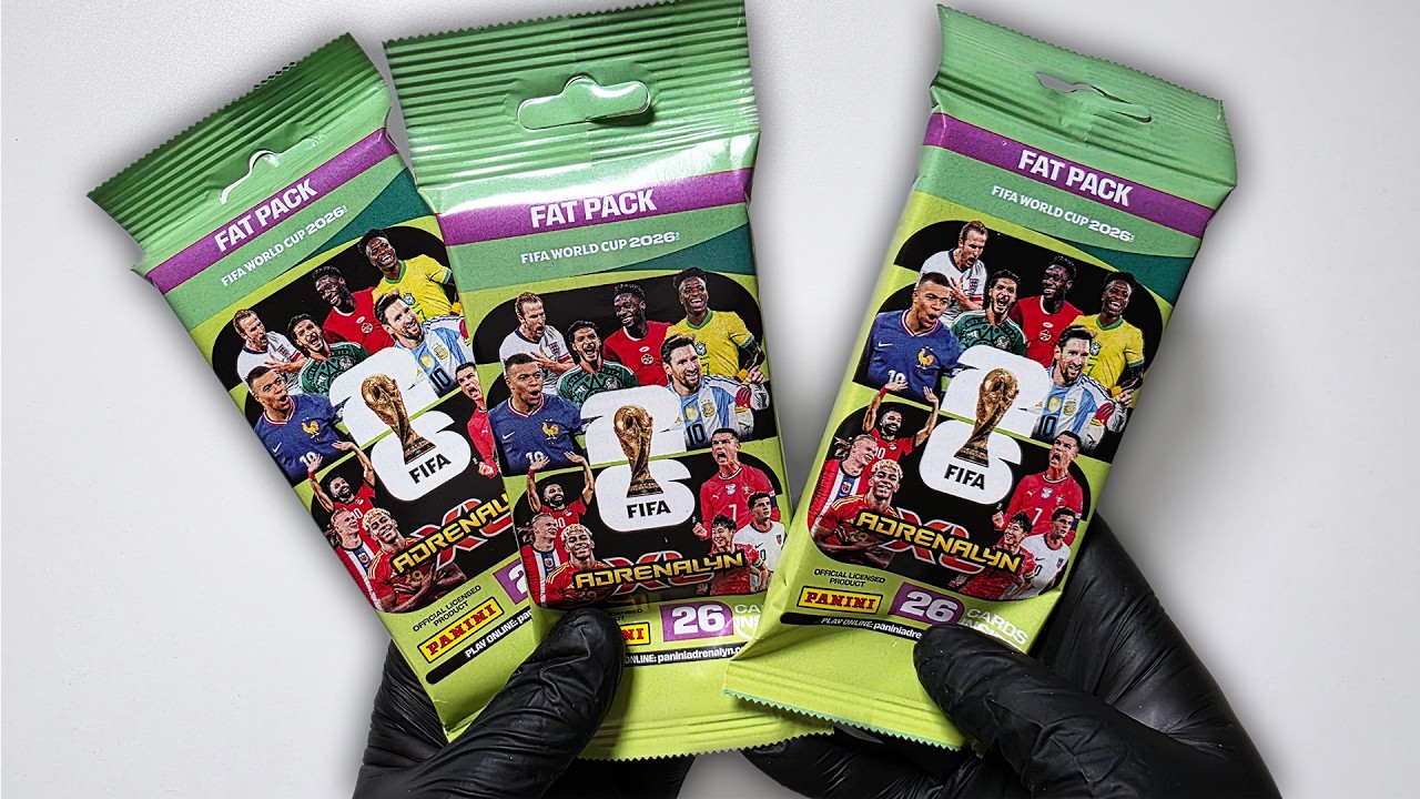 Panini Adrenalyn XL FIFA World Cup 2026 - Triple Fatpack Unboxing