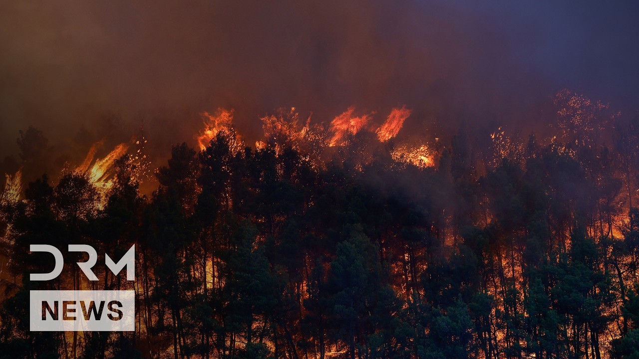 Wildfire Near Athens Forces Mass Evacuations As Flames Rage On Second Day | DRM News | AL14