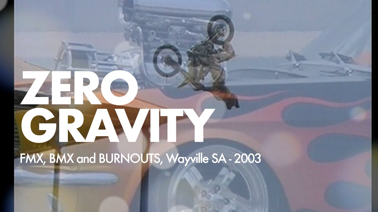 Zero Gravity FMX BMX and burnouts recorded in 2003.  2025 re-release.