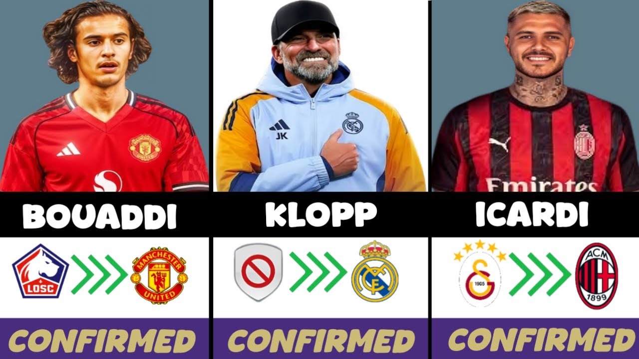 🚨 NEW CONFIRMED TRANSFERS & RUMOURS!🚨🔥ft.Bouaddi,Klopp,Icardi...etc