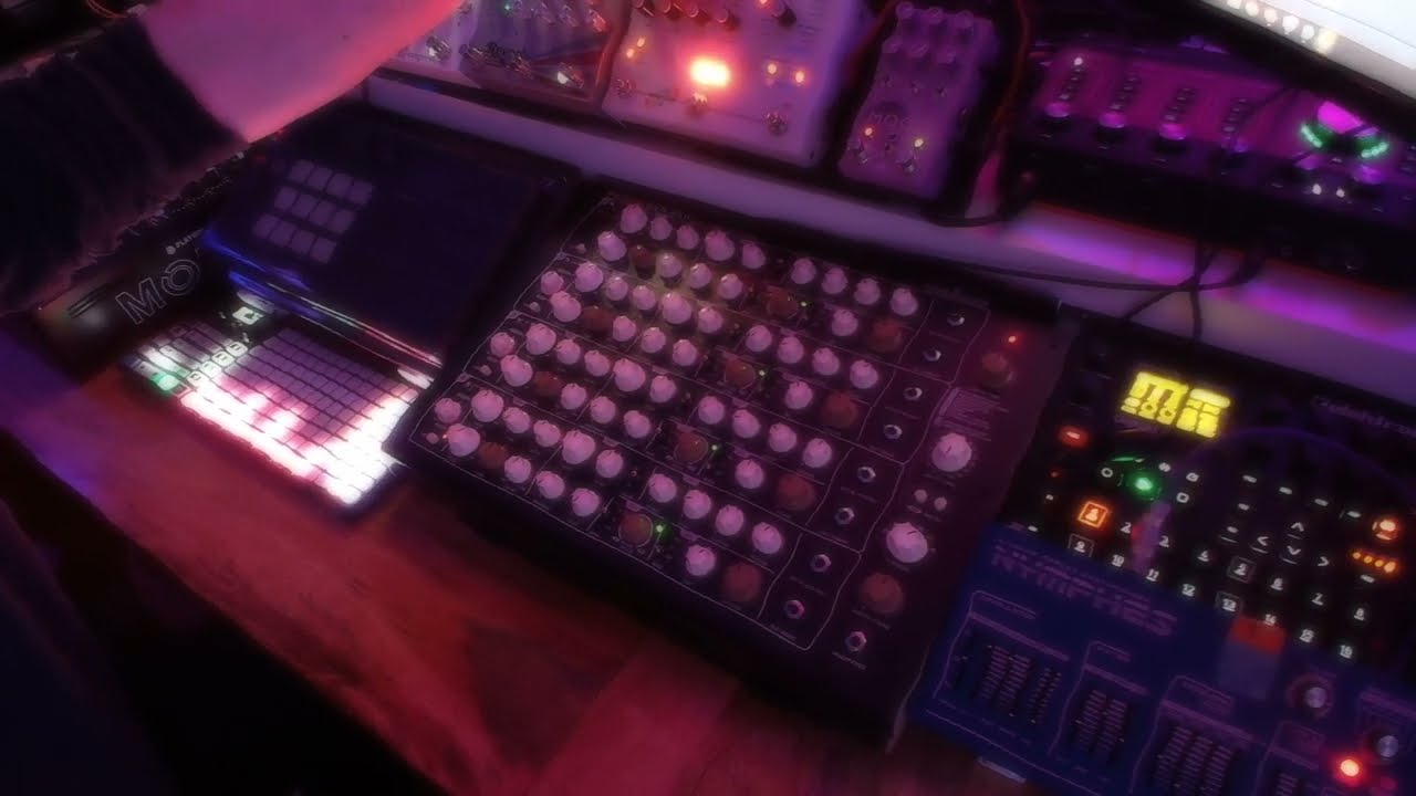 Jamuary2024 // Day 08 // (Vermona Perfourmer mk2, Dreadbox Nymphes, Moog Minitaur, Oxi One)
