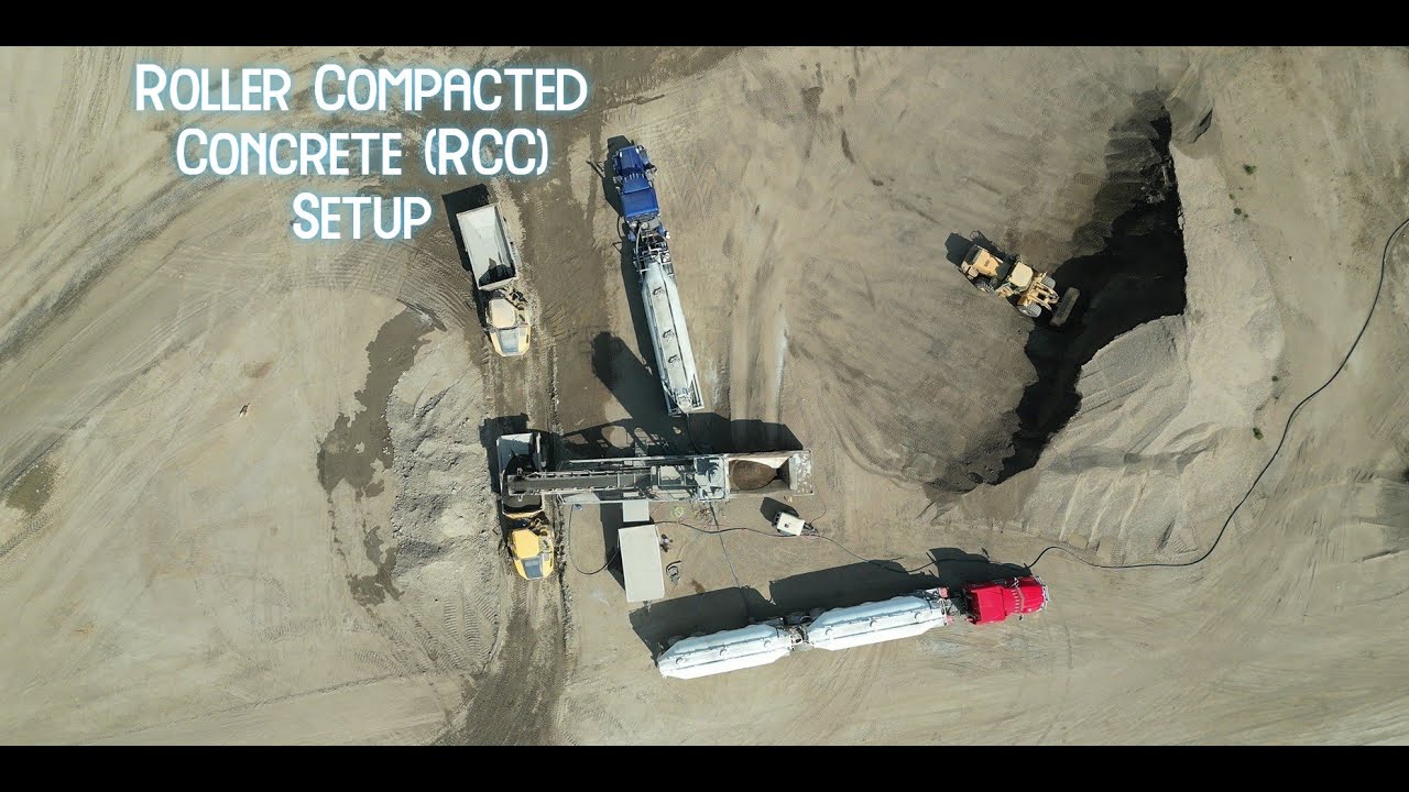 Roller Compacted Concrete (RCC) Processing at Feedlot