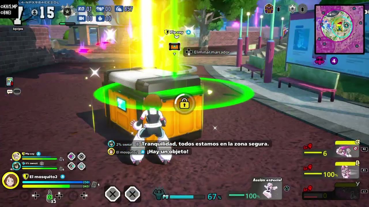MY HERO ULTRA RUMBLE_GANE CON LA OCHACO TANQUE