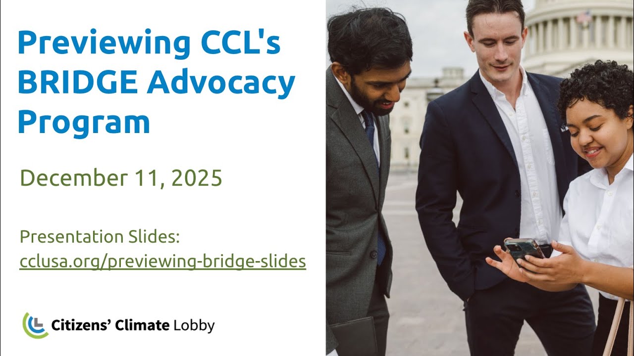 CCL Training: Previewing CCL's BRIDGE Advocacy Program