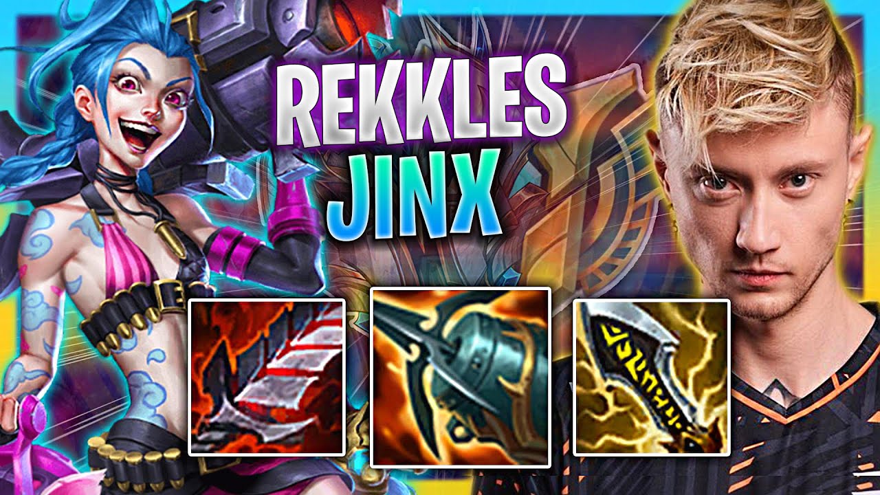 REKKLES PERFECT GAME WITH JINX! | FNC Rekkles Plays Jinx ADC vs Lucian!  Season 2023