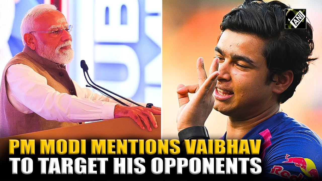When PM Modi mentioned Vaibhav Sooryavanshi&rsquo;s power hitting to target Opposition at Republic Summit