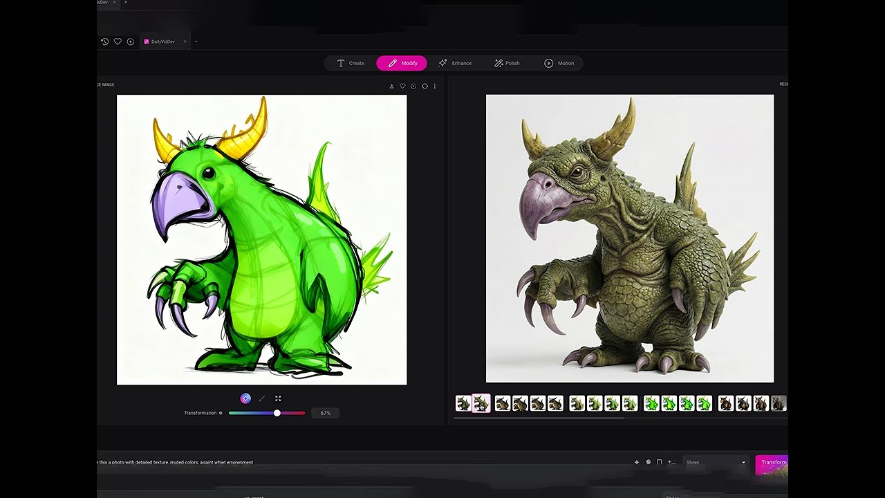 QuickVisDevwithArcana Dragonbird