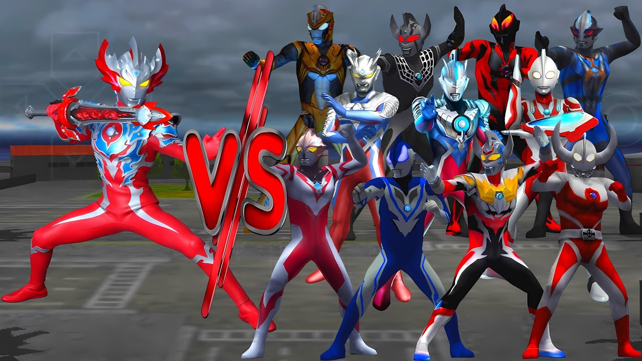 ウルトラマン TAIGA TRI STRIUM VS ULTRAMAN REIGA, ARC, ORB, GEED, ZERO, RIBUT, BELIAL, TREGEAR #ウルトラマン #怪獣