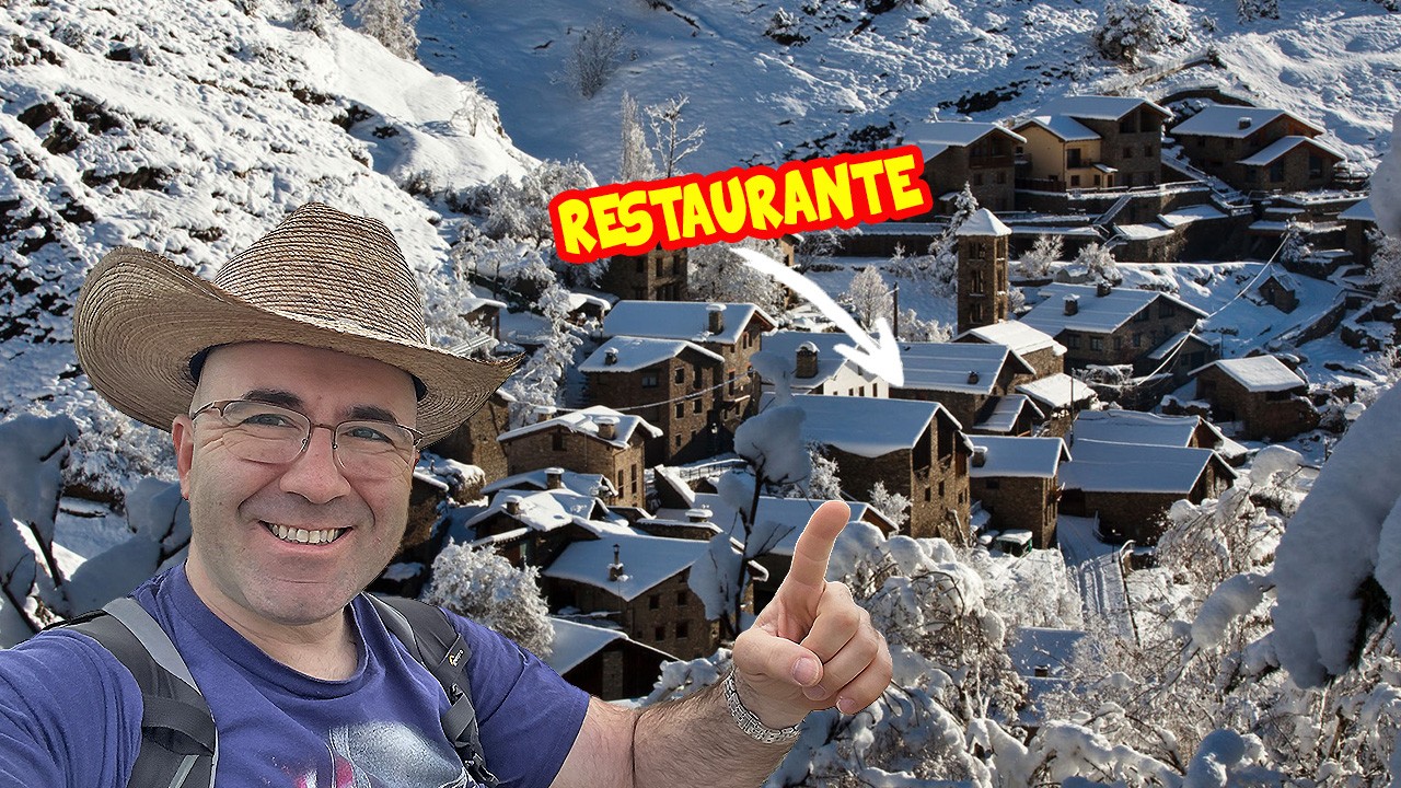 COMIDA INCREIBLE en ESTA ALDEA de los PIRINEOS