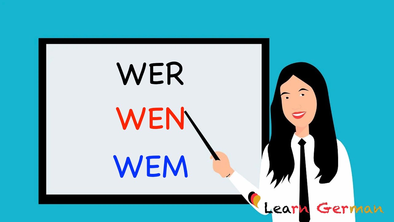 Fragewort WER | W-Fragen | Learn German Grammar | A1-A2
