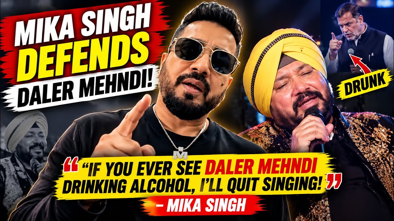 Mika Singh&rsquo;s BIG WARNING Over Daler Mehndi Controversy! 😱 &ldquo;I&rsquo;ll Quit Singing If&hellip;&rdquo;| No alcohol served