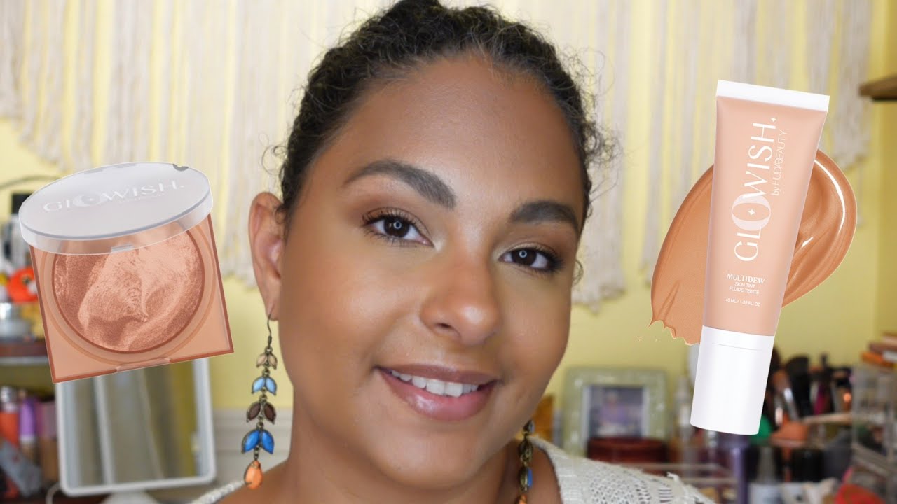 GLOWISH HYDRATING SKIN TINT AND BRONZER REVIEW & SOME COMPARISONS - Tan 08 /Light Tan