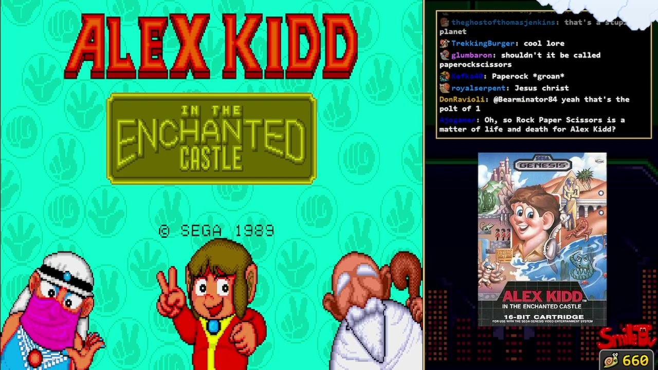Rating Sega Genesis Games: Alex Kidd in the Enchanted Castle