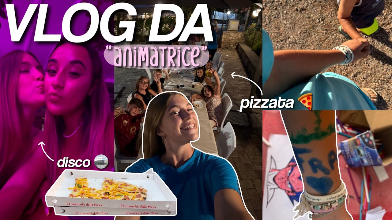 WEEKLY VLOG: un&rsquo;altra settimana da ANIMATRICE&hellip; tra bodypainting, pizzata, disco & more! 🌸👧🎉 || SZ