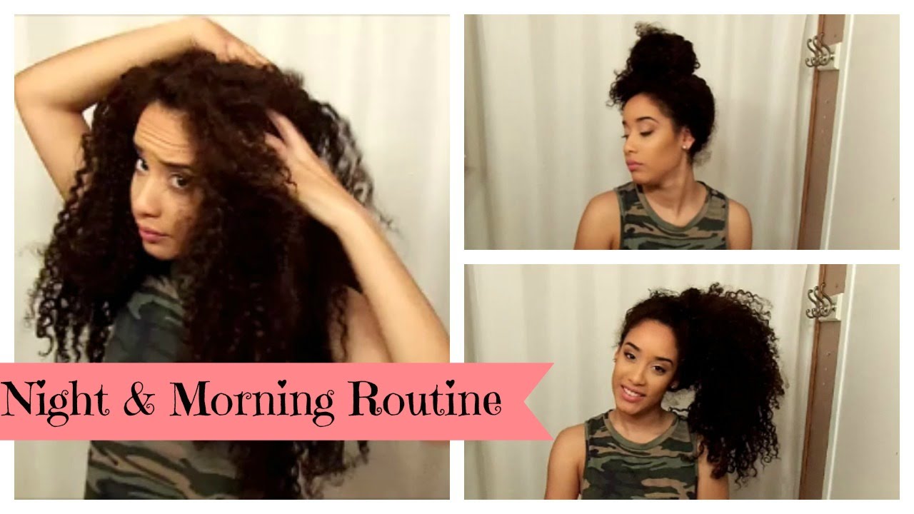 How I Maintain My Curls Overnight + Morning Refresh Routine