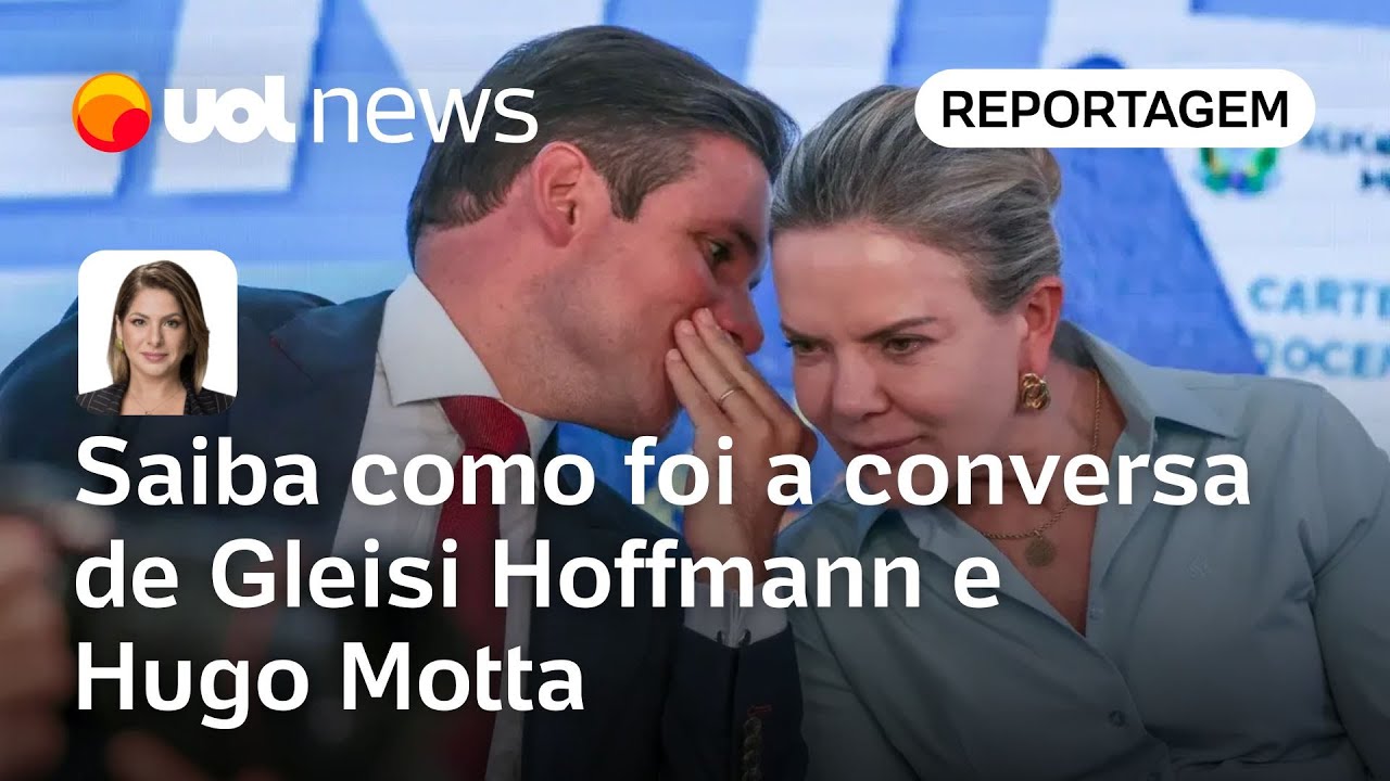 Daniela Lima traz bastidores de conversa entre Gleisi Hoffmann e Hugo Motta