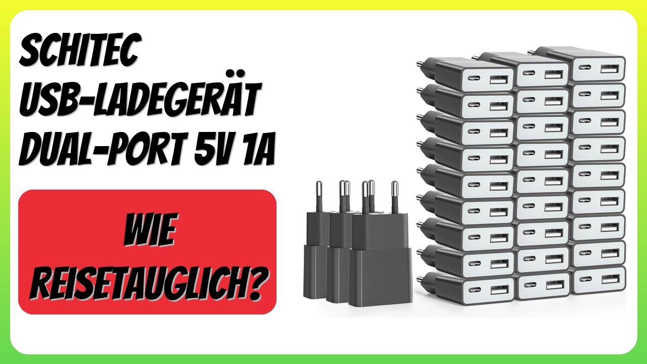 BEWERTUNG (2026): SCHITEC USB-Ladegerät Dual-Port 5V 1A. Infos